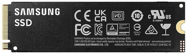 SSD диск Samsung 990 Pro Black Client 1TB (MZ-V9P1T0B/AM)