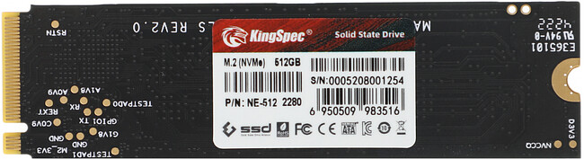 SSD диск Kingspec 512Gb 2242 NE-512