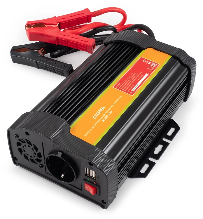 Автоинвертор Digma AI1000-12W