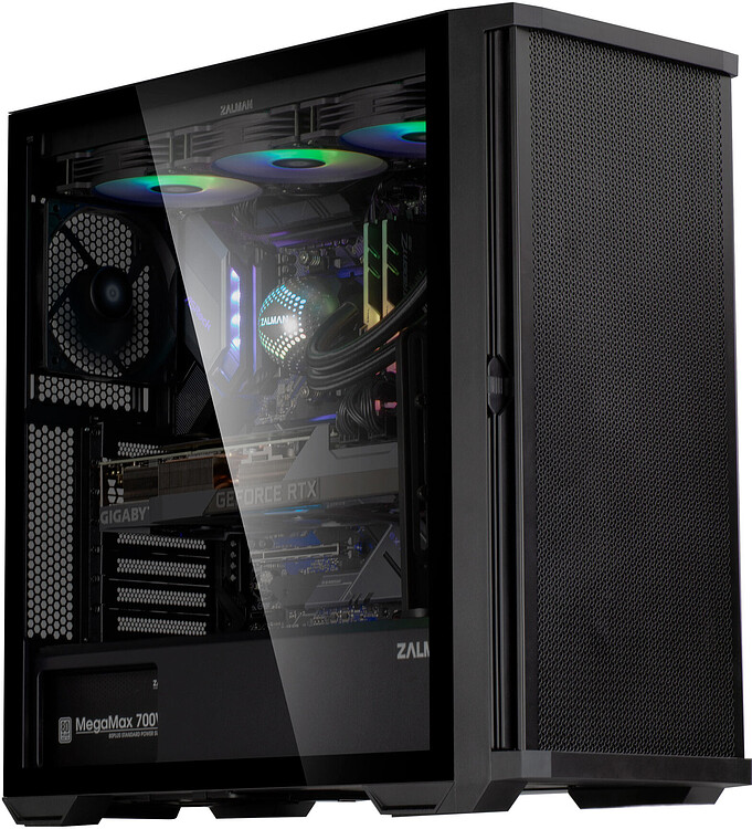 Корпус Zalman Z10 ATX без БП черный