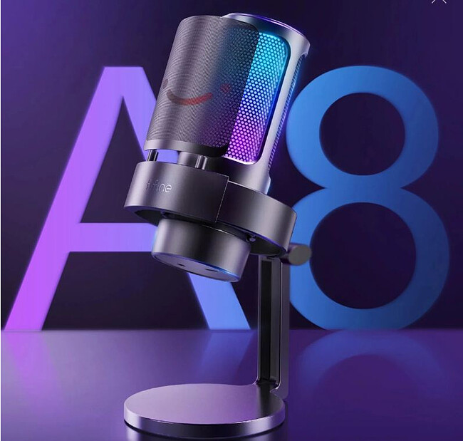 Микрофон Fifine A8 черный