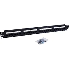 Патч-панель NTSS Lanmaster NTSS-PP-1U-24-UTP-RJ45-6-D 19 1U