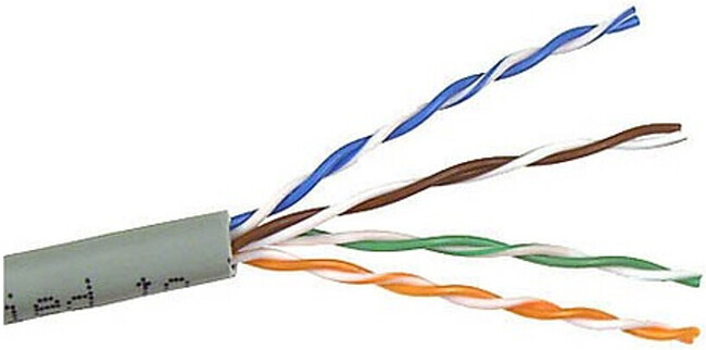 Кабель TWT TWT-5EUTP-PT-GY 305м серый Кабель TWT TWT-5EUTP-PT-GY 305м серый