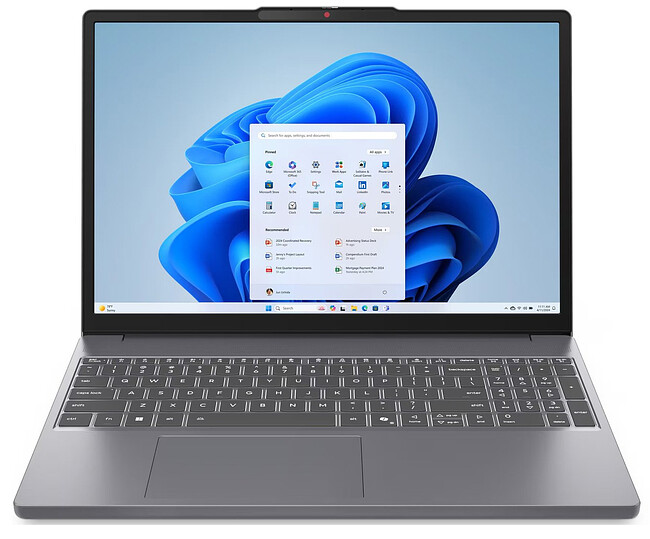 Ноутбук Lenovo IdeaPad Slim 3 15IRH10 Luna Grey (83K100VDIN)