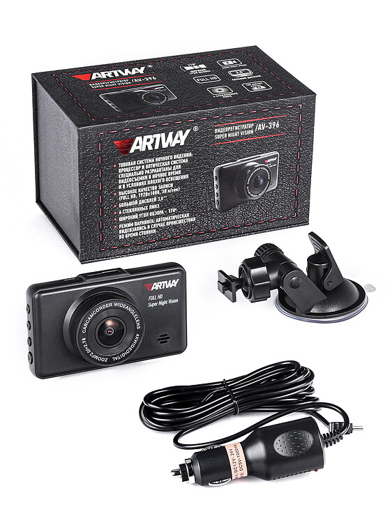 Автомобильный видеорегистратор Artway AV-396