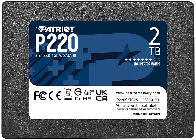 SSD диск Patriot 2Tb P220S2TB25