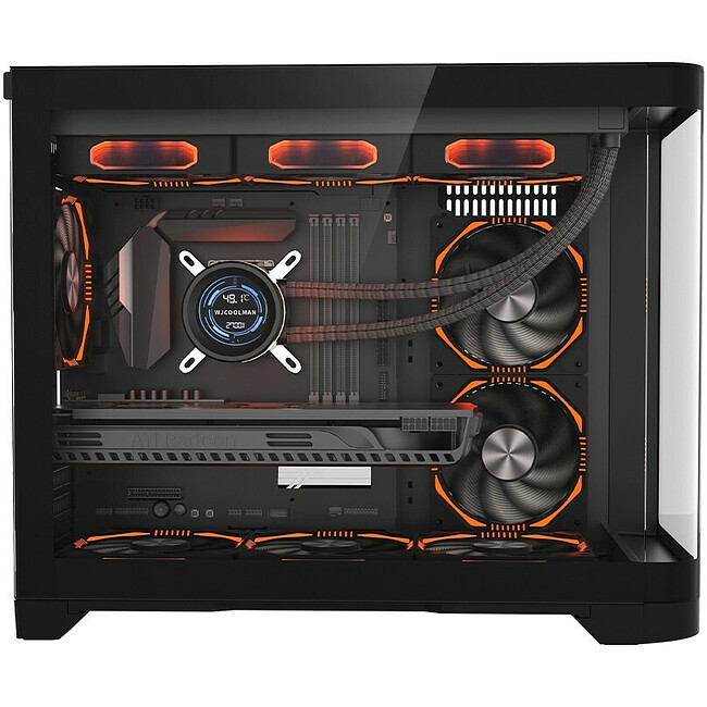 Корпус 1stPlayer UV6 без БП Black (UV6-BK-2FC7R-1FC7)