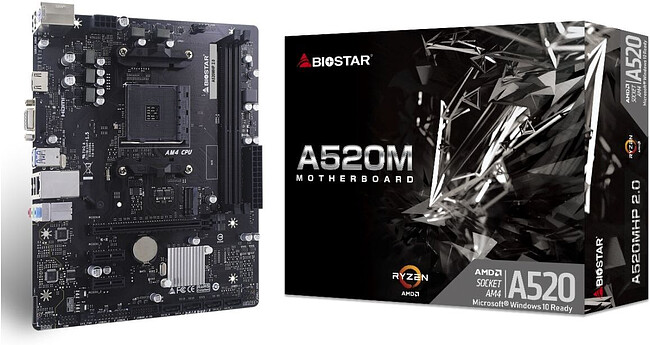 Материнская плата Biostar A520MHP 2.0