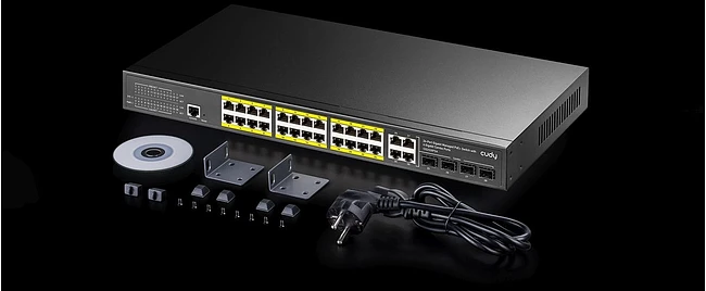 Коммутатор Cudy GS2028PS4 300W