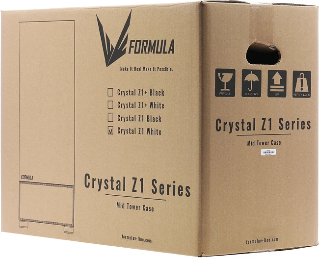 Корпус Formula V Line Crystal Z1 без БП белый