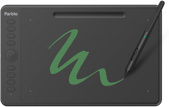 Графический планшет Parblo Intangbo M Black