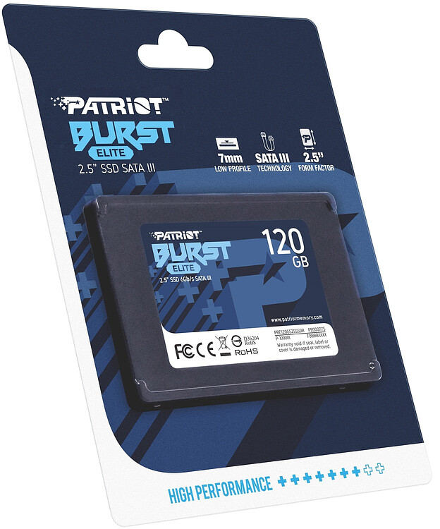 SSD диск Patriot 120GB PBE120GS25SSDR