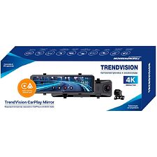 Автомобильный видеорегистратор TrendVision CarPlay Mirror черный