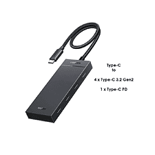 USB-хаб Ugreen CM806 Gray (55334)