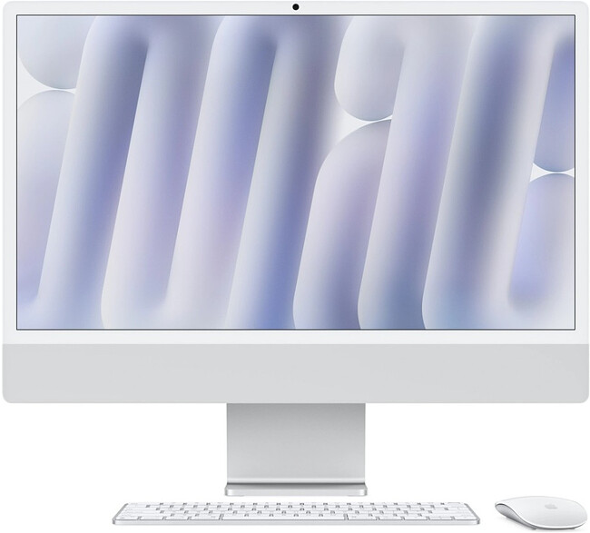 Моноблок Apple iMac A3247 серебристый (MWUC3ZP/A)