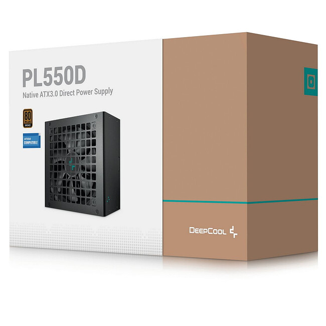 Блок питания Deepcool GAMERSTORM PL550D 550W Black (R-PL550D-FC0B-WDEU-V2)