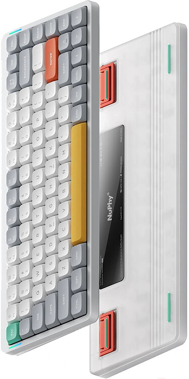 Клавиатура Nuphy Air75 v2 Ionic White RGB Wisteria Switch (AIR75v2-IW-23)