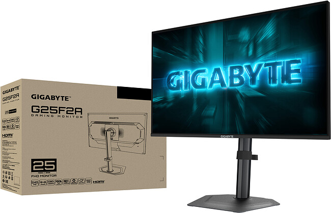 Монитор GigaByte G25F2A (20VM0-G25F2ABM-1EKS)