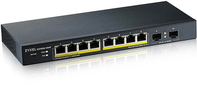 Коммутатор Zyxel GS1900-10HP-EU0102F