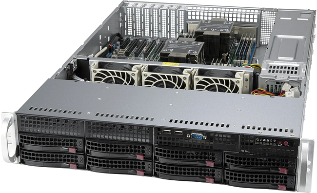 Корпус Supermicro SuperChassis (CSE-825BTQC-R1K23LPB)