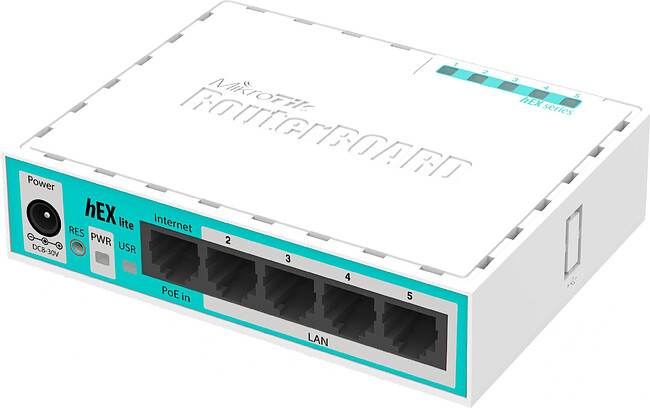 DSL-маршрутизатор Mikrotik Hex Lite RB750r2