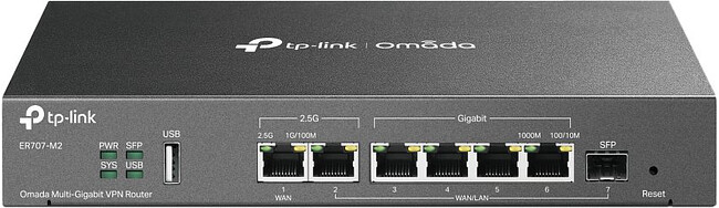 Межсетевой экран TP-Link Omada черный (ER707-M2)