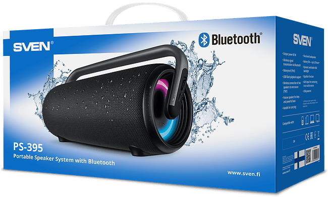 Портативная колонка Sven PS-395 черный (SV-022815)