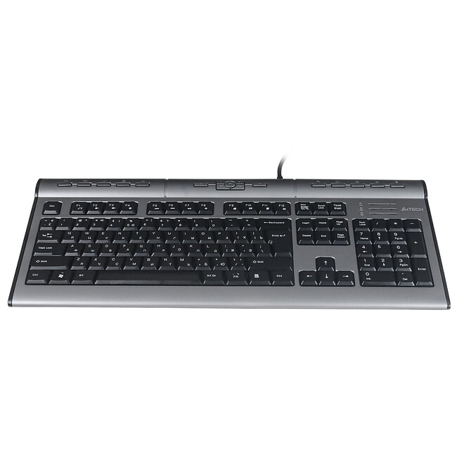 Клавиатура A4Tech KLS-7MUU серебристый