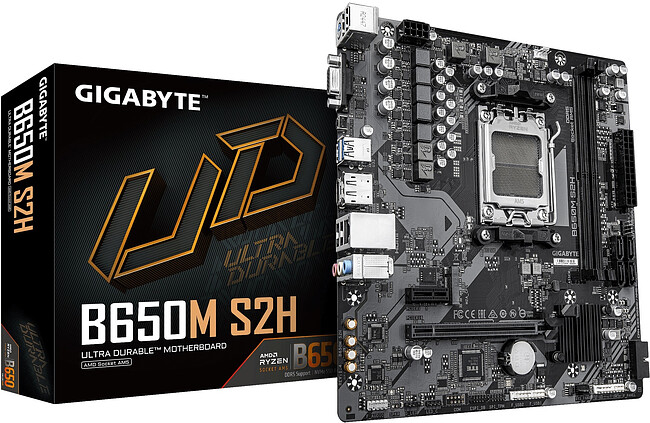Материнская плата Gigabyte B650M S2H rev. 1.4