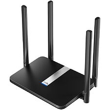 Роутер беспроводной Cudy AC1200 черный (LT500)