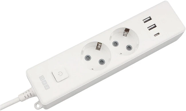 Удлинитель Power Cube PC-4-2M белый Удлинитель Power Cube PC-4-2M белый