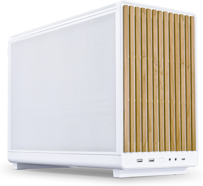 Корпус Lian Li A3-mATX без БП White/Wood (G99.A3W-WD.00)