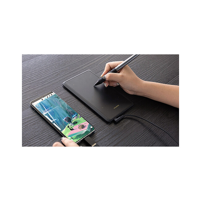 Графический планшет Huion Inspiroy черный (H420X)