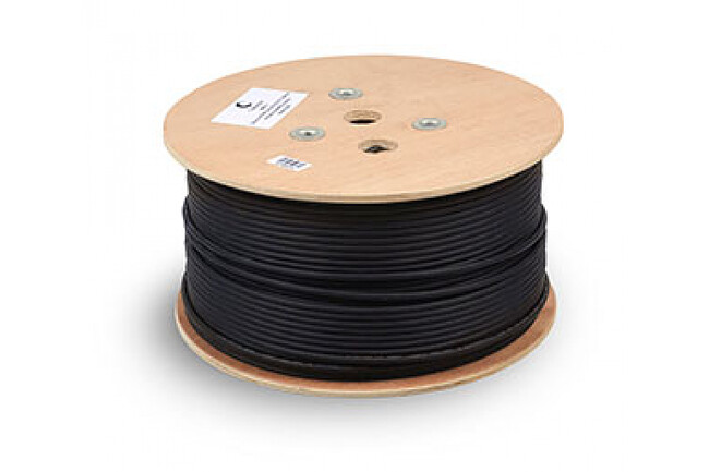 Кабель витая пара Cabeus STP-4P-Cat.6a-SOLID-OUT-LSZH-UV STP-4P-CAT.6A-SOLID-OUT-LSZH-U черный