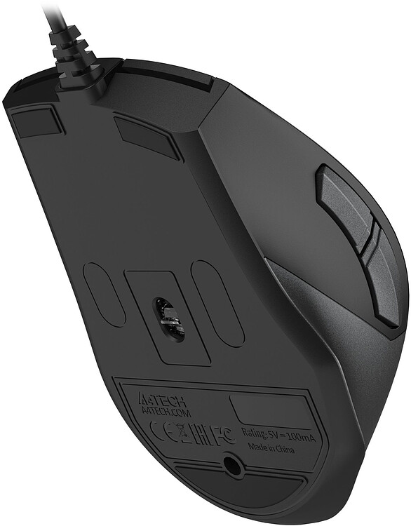 Мышь A4Tech Fstyler FM45S Air серый/Stone Grey