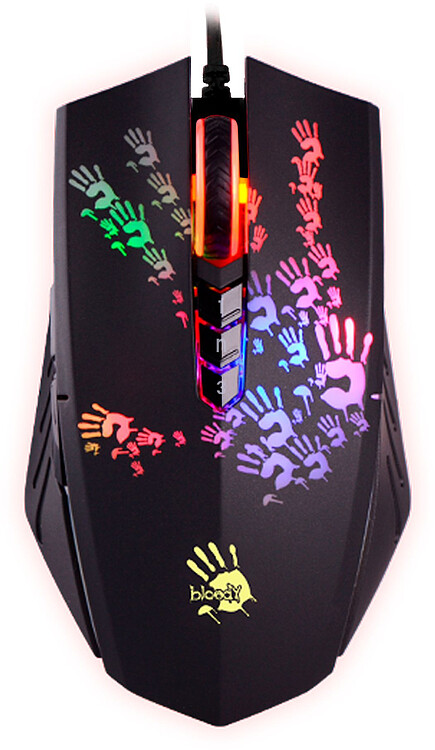 Мышь A4Tech Bloody A60 Activated черный