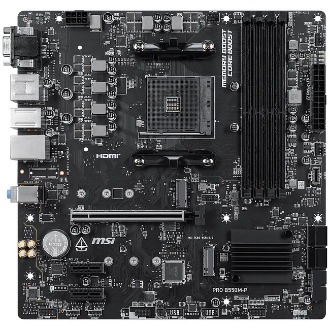 Материнская плата MSI Pro B550M-P