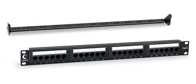 Патч-панель Cabeus PL-24-Cat.6-Dual