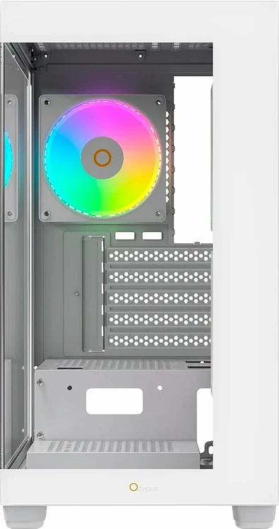 Корпус Ocypus Gamma C52 WH ARGB mATX без БП (Gamma-C52-WHD300XX-GL)