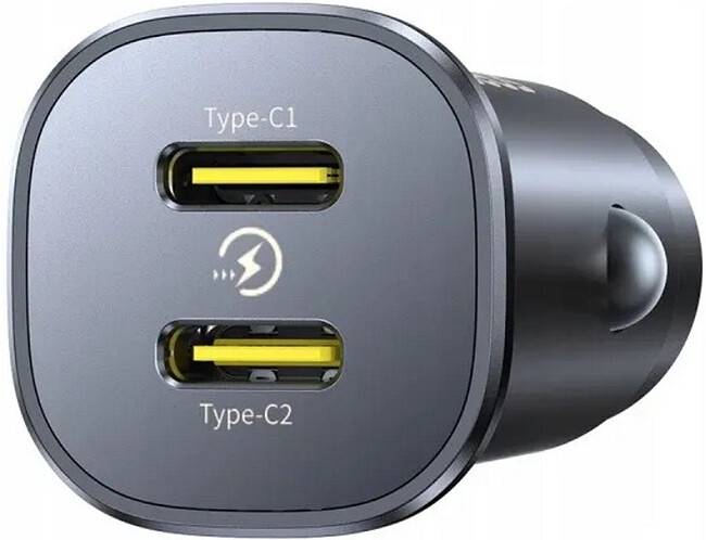 Автомобильное зарядное Baseus BS-C15C2 GoTrip DP1 Car Charger C+C 30W Cosmic Black (C00072300123-01)
