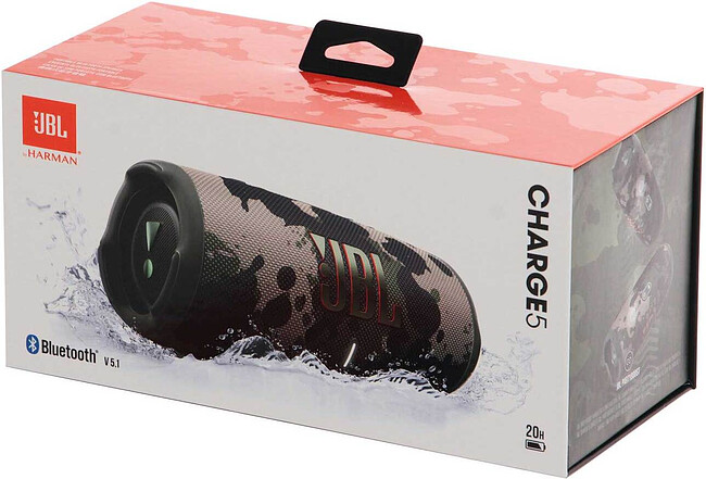 Беспроводная колонка JBL Charge 5 камуфляж (JBLCHARGE5SQUAD)