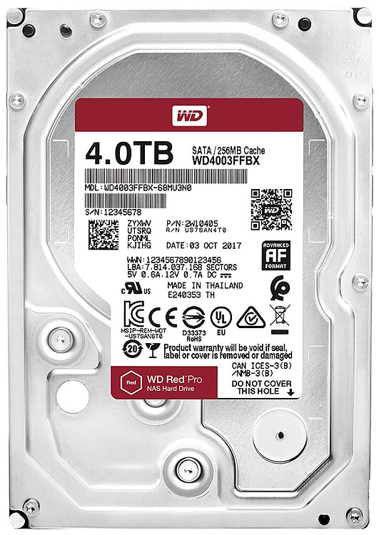 Жесткий диск WD Original 4TB WD4003FFBX