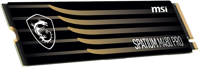 SSD диск MSI Spatium M480 Pro 2TB (S78-440Q600-P83)