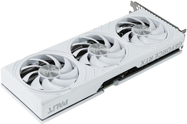 Видеокарта Palit GeForce RTX 5070 White OC 12Gb GDDR7 (NE75070U19K9-GB2050W)