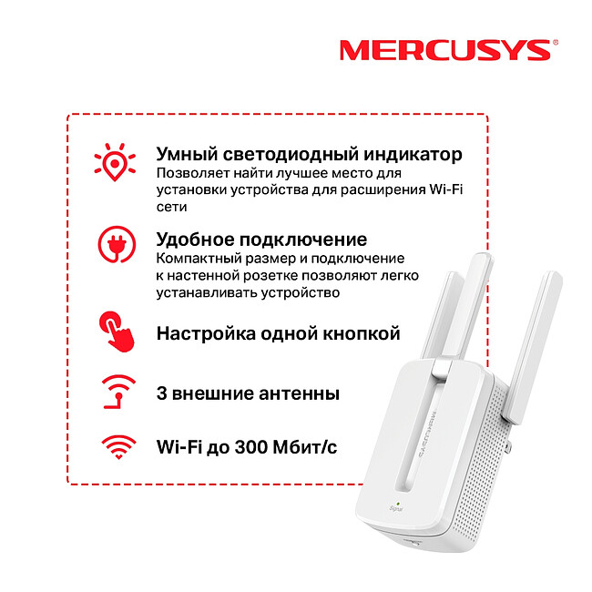 Точка доступа Mercusys MW300RE