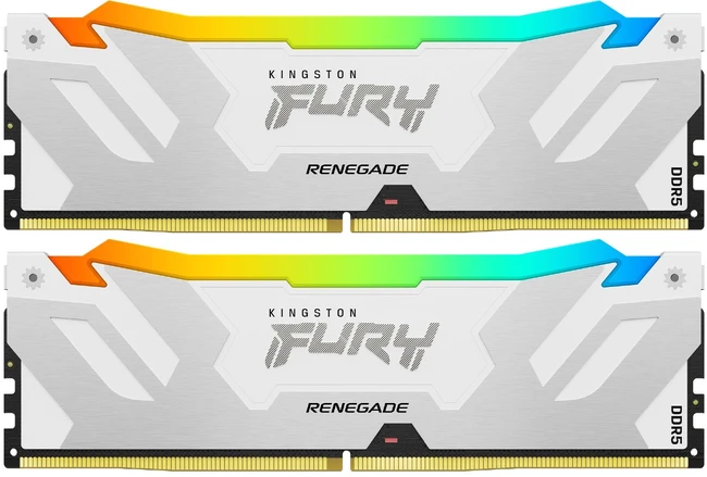 Оперативная память Kingston Fury Renegade White RGB 32Gb DDR5 (KF564C32RWAK2-32)
