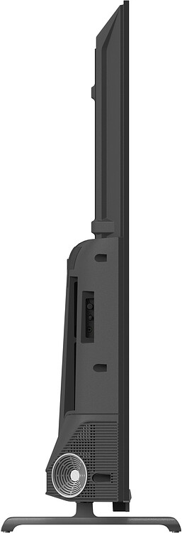 Телевизор Digma Pro 65L черный/серебристый