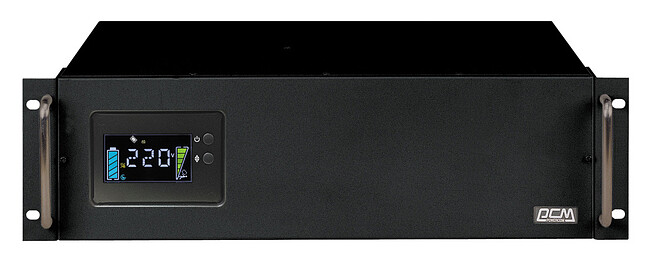 Источник бесперебойного питания Powercom King Pro RM LCD RM (KIN-1200AP)