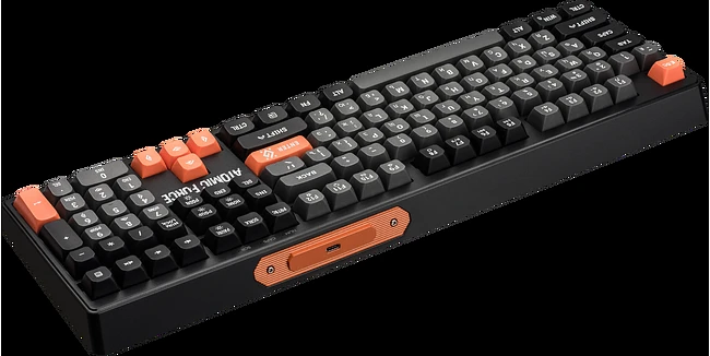 Клавиатура Defender Atomic Force GK-005 черный/серый (45005)