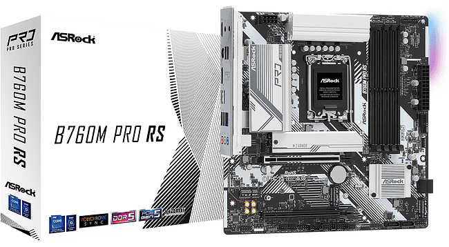 Материнская плата ASRock B760M Pro RS RTL DDR5